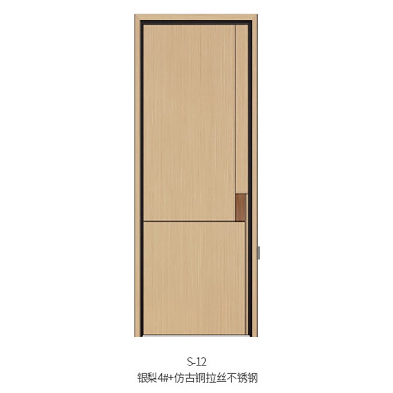 S-12銀梨4#+仿古銅拉絲不鏽鋼